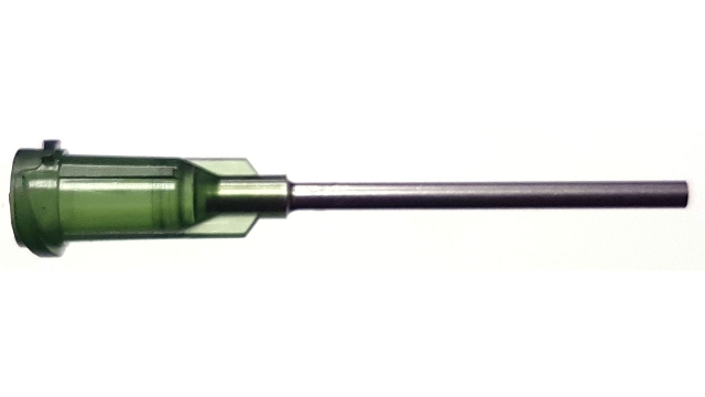 14g Blunt End Tip 1.0" - Olive (pack of 50)