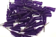 21g Blunt End  Tip  Purple (pk of 50)